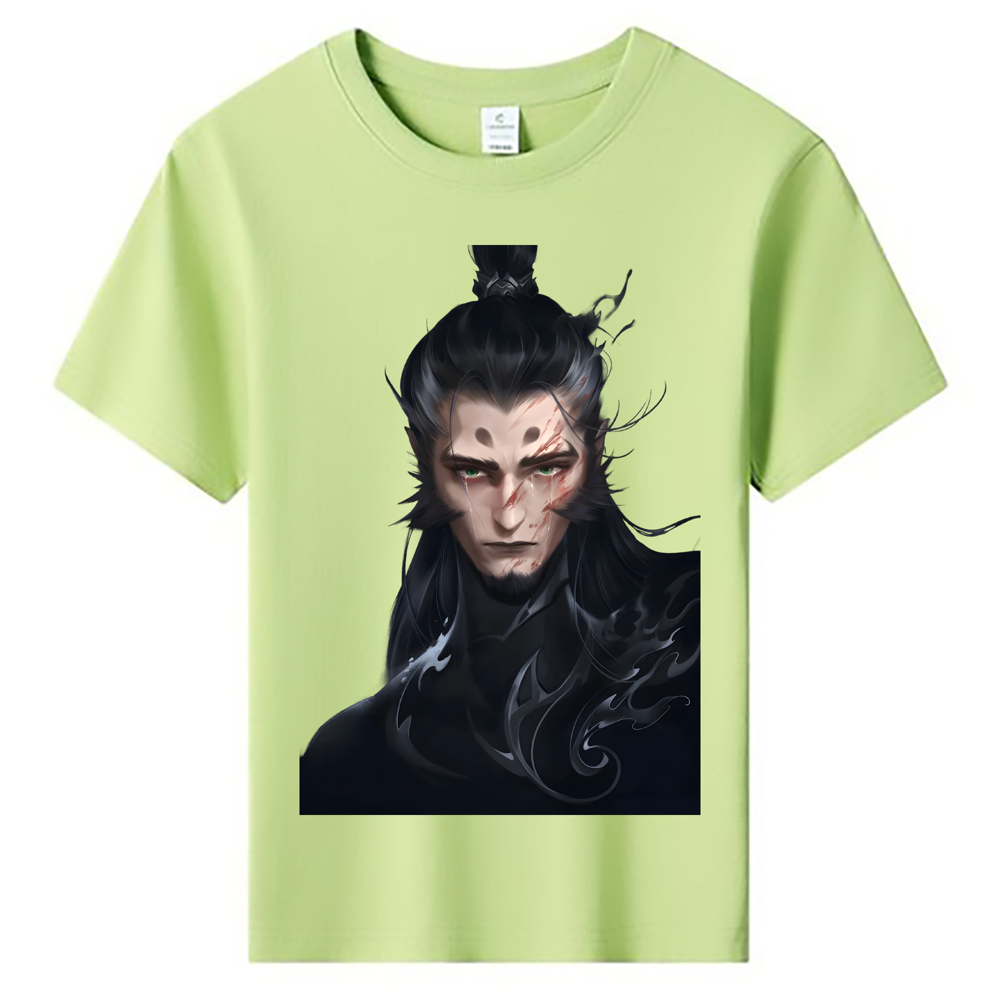 （画像用） Ne Zha 2 ナタ 魔童の大暴れ 綿100％キッズTシャツ（フロントプリント）